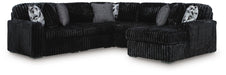 Midnight-Madness - Sectional – Stationary Sectionals by Signature Design by Ashley® at Furniture Wholesale Plus , Nashville furniture store