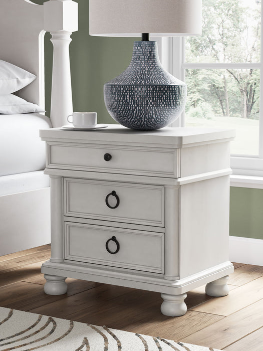 Rowlenstown - Three Drawer Night Stand – Nightstands w/ Charging Stations by Signature Design by Ashley® at Furniture Wholesale Plus , Nashville furniture store