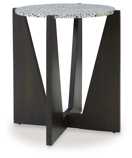 Tellrich - Accent Table - Black / White – Accent Tables by Signature Design by Ashley® at Furniture Wholesale Plus , Nashville furniture store