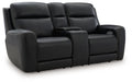 5Z-Comfort - Relaxation - Power Reclining Loveseat with Console / Adj Headrest – Reclining Loveseats by Signature Design by Ashley® at Furniture Wholesale Plus , Nashville furniture store