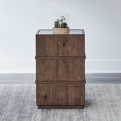 Shaker Lakes - Chairside Table - Harvest Brown – Chair Side Tables by Liberty Furniture at Furniture Wholesale Plus , Nashville furniture store