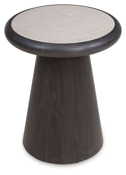 Bracken - Round End Table - French Black – End Tables by Luxe at Furniture Wholesale Plus , Nashville furniture store