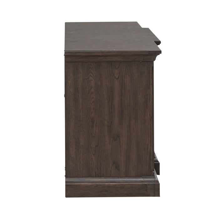 Paradise Valley - 78" Entertainment Console - Saddle Brown – TV Stands by Liberty Furniture at Furniture Wholesale Plus , Nashville furniture store