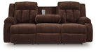 Free Wake - Reclining Power Sofa With Drop Down Table - Chocolate – Reclining Sofas by Signature Design by Ashley® at Furniture Wholesale Plus , Nashville furniture store