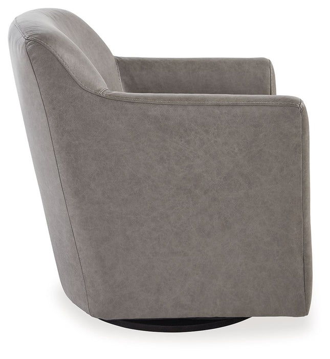 Bradney - Swivel Accent Chair - Premium Swivel Chairs from Signature Design by Ashley® - Just $378! Shop now at Furniture Wholesale Plus  We are the best furniture store in Nashville, Hendersonville, Goodlettsville, Madison, Antioch, Mount Juliet, Lebanon, Gallatin, Springfield, Murfreesboro, Franklin, Brentwood