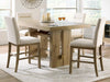 Lasinger - 5 Pc. - Counter Height Dining Table And 4 Barstools - Light Brown – 5 Piece Dining Room Sets by Signature Design by Ashley® at Furniture Wholesale Plus , Nashville furniture store