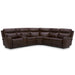 Blair - 6 Piece Sectional - Cognac – Reclining Sectionals by Liberty Furniture at Furniture Wholesale Plus , Nashville furniture store