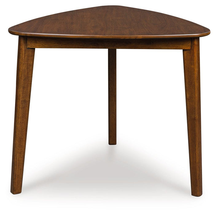 Tameride - Triangle Dining Room Table - Brown – Dining Tables by Signature Design by Ashley® at Furniture Wholesale Plus , Nashville furniture store