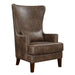 Kori - (724) Chair With Chrome Nails - Sierra Toffee – Accent Chairs by Elements International at Furniture Wholesale Plus , Nashville furniture store