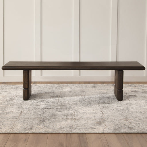 Norvell - Backless Dining Bench - Brown – Dining Benches by Steve Silver Furniture at Furniture Wholesale Plus , Nashville furniture store