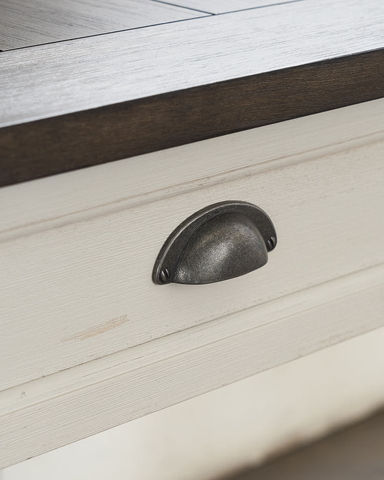 Cayla - Sofa Table - Dark Oak – Sofa Tables by Steve Silver Furniture at Furniture Wholesale Plus , Nashville furniture store