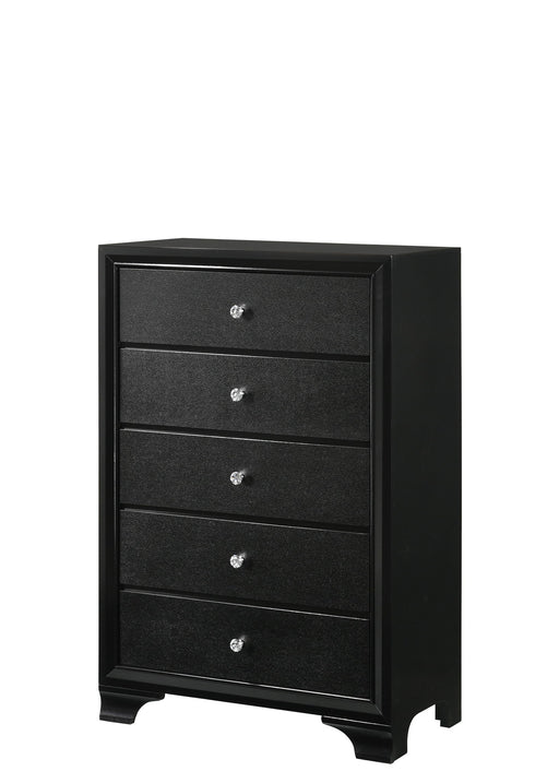Micah - Chest - Black – Accent Chests by Crown Mark at Furniture Wholesale Plus , Nashville furniture store