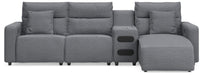 Modmax II - Reclining Sectional - Salt And Pepper – Reclining Sectionals by Signature Design by Ashley® at Furniture Wholesale Plus , Nashville furniture store