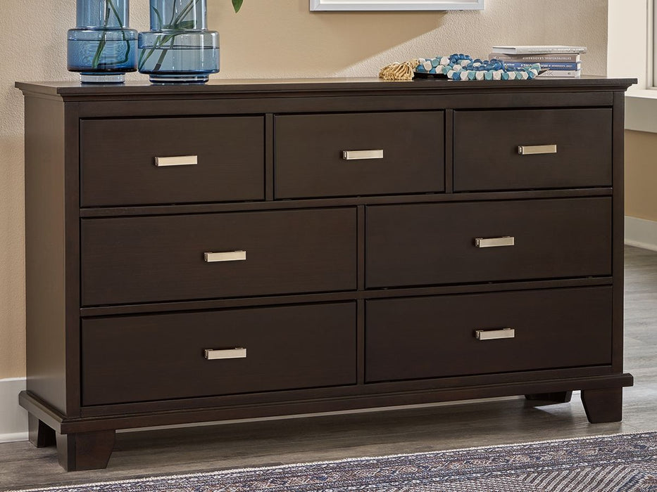Covetown - Dresser - Dark Brown – Dressers by Signature Design by Ashley® at Furniture Wholesale Plus , Nashville furniture store