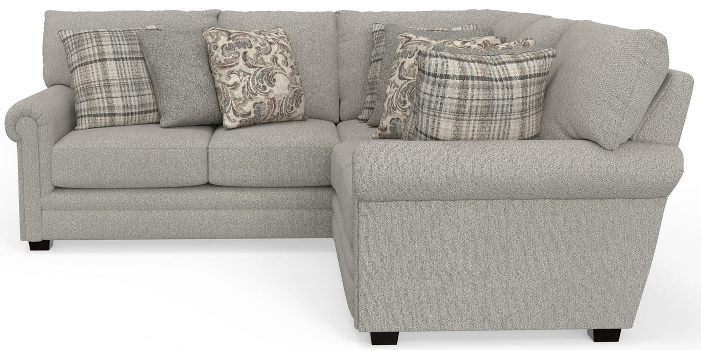 Livingston - Sectional With Comfort Coil Seating And Accent Pillows Included – Stationary Sectionals by Jackson at Furniture Wholesale Plus , Nashville furniture store