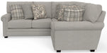 Livingston - Sectional With Comfort Coil Seating And Accent Pillows Included – Stationary Sectionals by Jackson at Furniture Wholesale Plus , Nashville furniture store