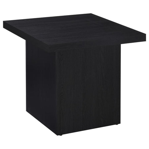 Devar - Square Engineered Laminate End Side Table - Black – End Tables by Coaster Fine Furniture at Furniture Wholesale Plus , Nashville furniture store