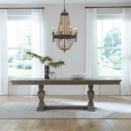 Westfield - Trestle Table - Havana Brown – Dining Tables by Liberty Furniture at Furniture Wholesale Plus , Nashville furniture store