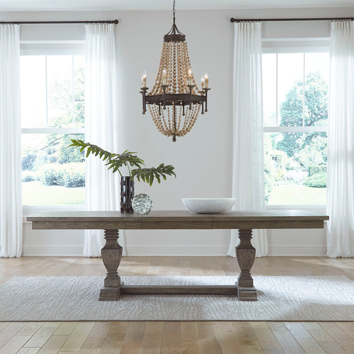 Westfield - Trestle Table - Havana Brown – Dining Tables by Liberty Furniture at Furniture Wholesale Plus , Nashville furniture store