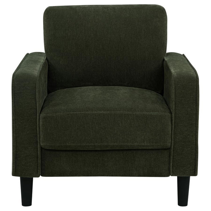 Ruth - Upholstered Track Arm Accent Chair – Arm Chairs by Coaster Fine Furniture at Furniture Wholesale Plus , Nashville furniture store