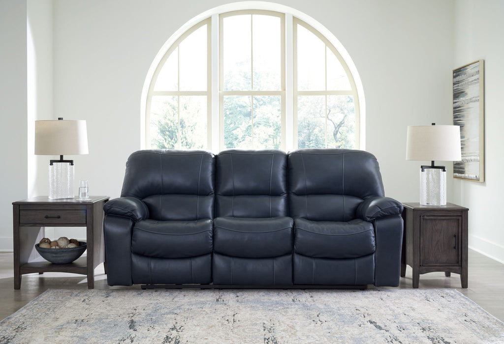 Leesworth - 3 Pc. - Power Reclining Sofa, Power Reclining Loveseat, Power Rocker Recliner - Ocean – 3 Piece Living Room Sets by Signature Design by Ashley® at Furniture Wholesale Plus , Nashville furniture store