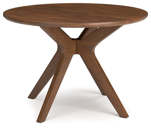 Lyncott - Round Dining Room Table - Brown – Dining Tables by Signature Design by Ashley® at Furniture Wholesale Plus , Nashville furniture store