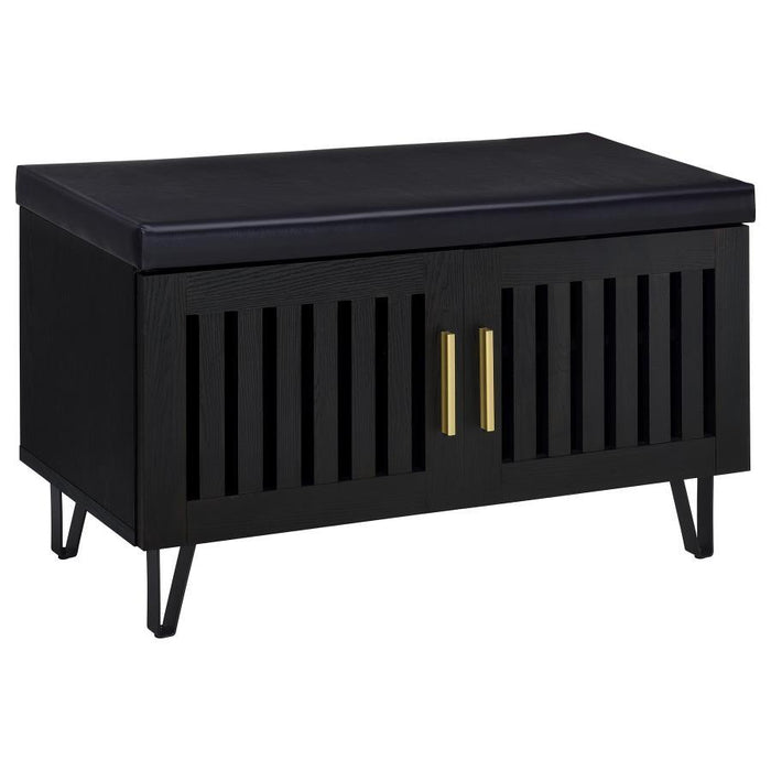Brixton - 2-Door Padded Entryway Shoe Storage Bench - Premium Storage Benches from Coaster Fine Furniture - Just $279! Shop now at Furniture Wholesale Plus  We are the best furniture store in Nashville, Hendersonville, Goodlettsville, Madison, Antioch, Mount Juliet, Lebanon, Gallatin, Springfield, Murfreesboro, Franklin, Brentwood