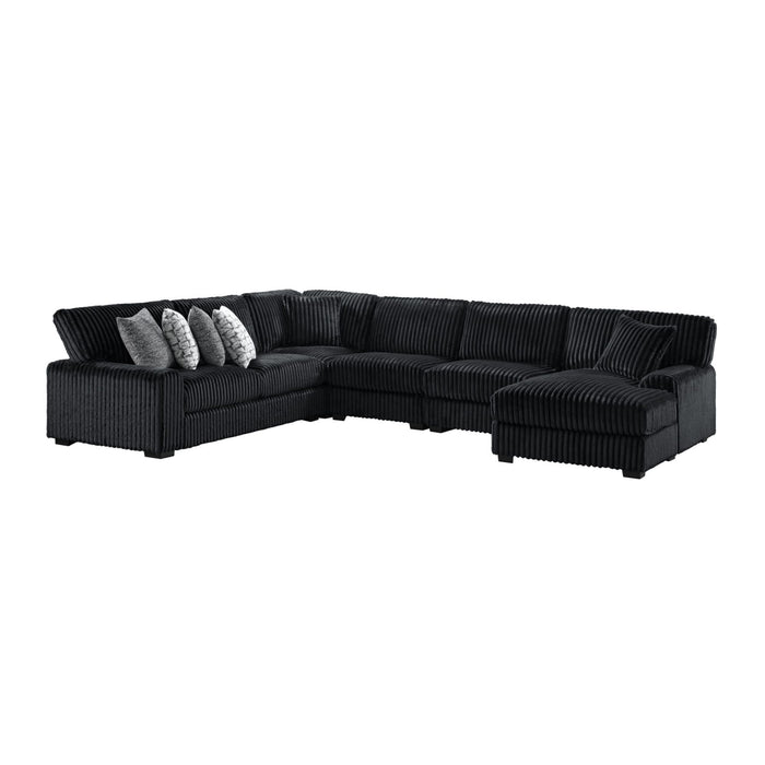 Nightfall - Sectional Set With 1 Pillow – Stationary Sectionals by Elements International at Furniture Wholesale Plus , Nashville furniture store