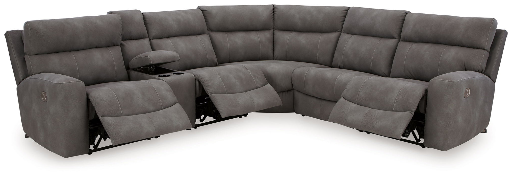 Next-Gen Durapella - Reclining Sectional – Reclining Sectionals by Signature Design by Ashley® at Furniture Wholesale Plus , Nashville furniture store