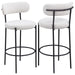 Viola - Boucle Upholstered Bar Stool (Set of 2) - Premium Stool Sets from Coaster Fine Furniture - Just $419! Shop now at Furniture Wholesale Plus  We are the best furniture store in Nashville, Hendersonville, Goodlettsville, Madison, Antioch, Mount Juliet, Lebanon, Gallatin, Springfield, Murfreesboro, Franklin, Brentwood