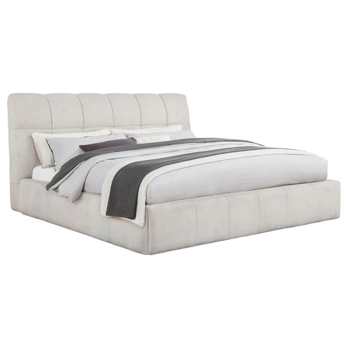 Nollet - Upholstered Platform Bed – Upholstered Beds by Coaster Fine Furniture at Furniture Wholesale Plus , Nashville furniture store