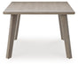 Cliff Trails - Beige - Rectangle Dining Table With Umbrella Option - Premium Dining Tables from Signature Design by Ashley® - Just $938! Shop now at Furniture Wholesale Plus  We are the best furniture store in Nashville, Hendersonville, Goodlettsville, Madison, Antioch, Mount Juliet, Lebanon, Gallatin, Springfield, Murfreesboro, Franklin, Brentwood