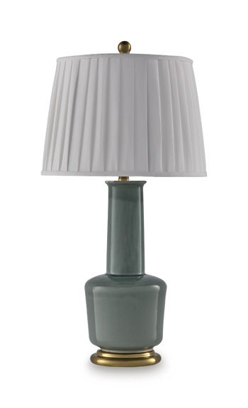 Webbington - Ceramic Table Lamp - Teal / Gold Finish – Table Lamps by Signature Design by Ashley® at Furniture Wholesale Plus , Nashville furniture store