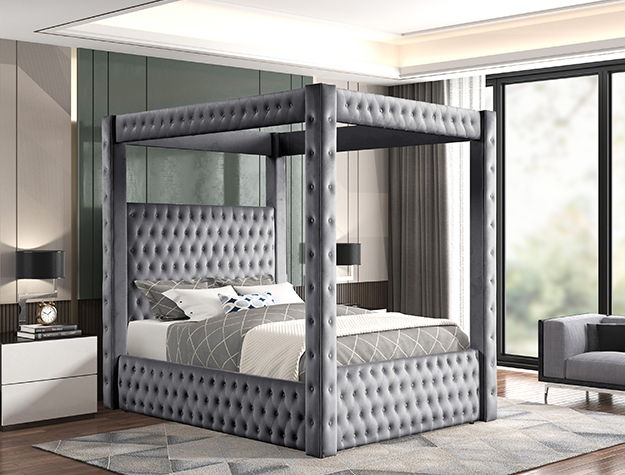 Annabelle - Canopy Bed – Canopy Beds by Crown Mark at Furniture Wholesale Plus , Nashville furniture store