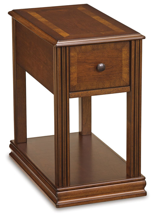 Breegin - Brown - Chair Side End Table - Removable Tray - Premium Chair Side Tables from Signature Design by Ashley® - Just $138! Shop now at Furniture Wholesale Plus  We are the best furniture store in Nashville, Hendersonville, Goodlettsville, Madison, Antioch, Mount Juliet, Lebanon, Gallatin, Springfield, Murfreesboro, Franklin, Brentwood