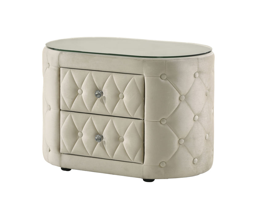 Voltare - Nightstand - Premium Accent Nightstands from Crown Mark - Just $259! Shop now at Furniture Wholesale Plus  We are the best furniture store in Nashville, Hendersonville, Goodlettsville, Madison, Antioch, Mount Juliet, Lebanon, Gallatin, Springfield, Murfreesboro, Franklin, Brentwood