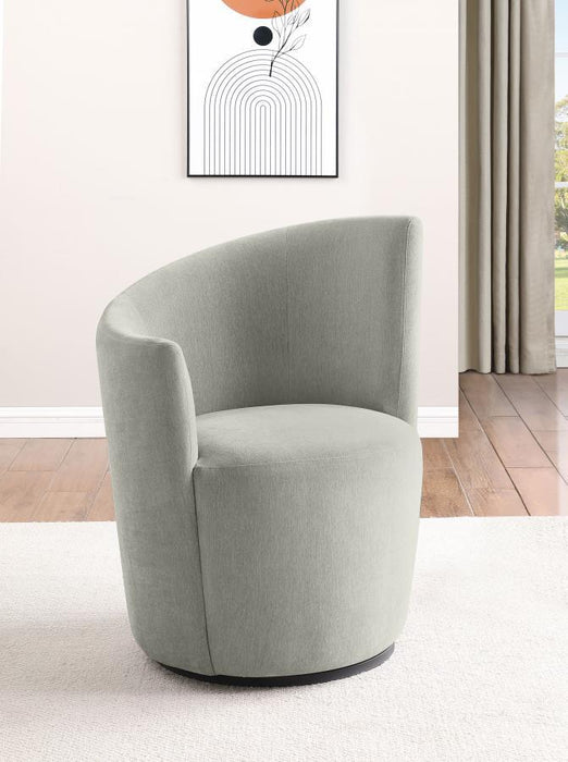 Nueva - Upholstered Swivel Chair Curved Backrest - Premium Swivel Chairs from Coaster Fine Furniture - Just $529! Shop now at Furniture Wholesale Plus  We are the best furniture store in Nashville, Hendersonville, Goodlettsville, Madison, Antioch, Mount Juliet, Lebanon, Gallatin, Springfield, Murfreesboro, Franklin, Brentwood