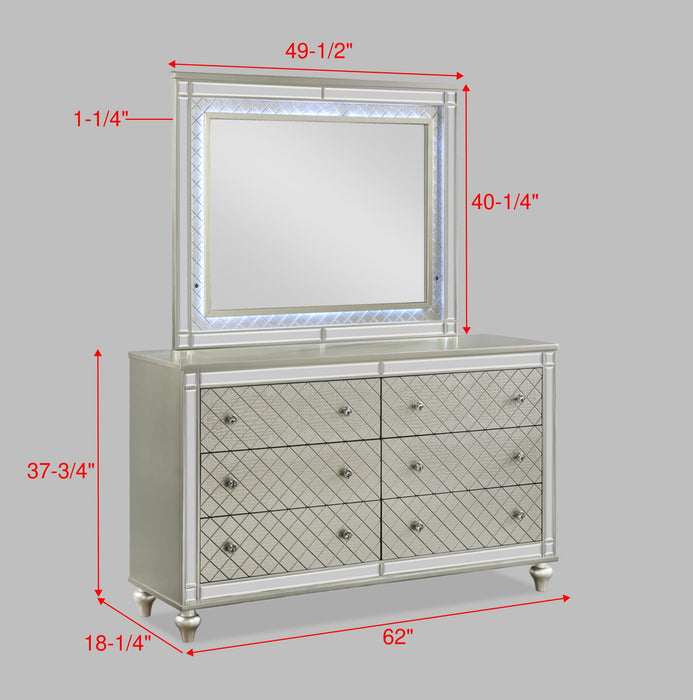 Cristian - Dresser, Mirror – Dressers by Crown Mark at Furniture Wholesale Plus , Nashville furniture store
