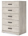Shawburn - Five Drawer Chest - Gray – Accent Chests by Signature Design by Ashley® at Furniture Wholesale Plus , Nashville furniture store