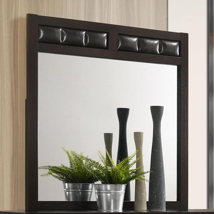 Carlton - Upholstered Rectangular Mirror - Premium Bedroom Mirrors from CoasterEveryday - Just $119! Shop now at Furniture Wholesale Plus  We are the best furniture store in Nashville, Hendersonville, Goodlettsville, Madison, Antioch, Mount Juliet, Lebanon, Gallatin, Springfield, Murfreesboro, Franklin, Brentwood