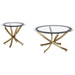 Brooke - Round Glass Top Coffee Table Set – Table Sets by Coaster Fine Furniture at Furniture Wholesale Plus , Nashville furniture store