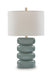 Clayard - Ceramic Table Lamp - Gray Blue – Table Lamps by Signature Design by Ashley® at Furniture Wholesale Plus , Nashville furniture store