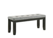 Bardstown - Bench - Wheat / Charcoal – Dining Benches by Crown Mark at Furniture Wholesale Plus , Nashville furniture store