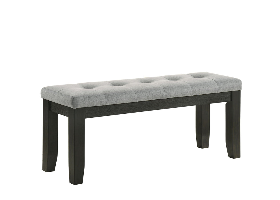 Bardstown - Bench - Wheat / Charcoal – Dining Benches by Crown Mark at Furniture Wholesale Plus , Nashville furniture store