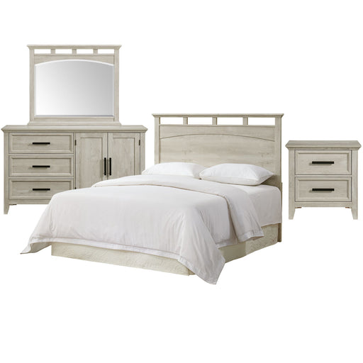Matias - Bedroom Set With Queen/Full Headboard, Dresser, Mirror & Nightstand – 4 Piece Bedroom Sets by Elements International at Furniture Wholesale Plus , Nashville furniture store