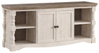 Havalance - Extra Large TV Stand - 2 Doors - Brown / Beige – TV Stands by Signature Design by Ashley® at Furniture Wholesale Plus , Nashville furniture store