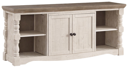 Havalance - Brown / Beige - Extra Large TV Stand - 2 Doors - Premium TV Stands from Signature Design by Ashley® - Just $708! Shop now at Furniture Wholesale Plus  We are the best furniture store in Nashville, Hendersonville, Goodlettsville, Madison, Antioch, Mount Juliet, Lebanon, Gallatin, Springfield, Murfreesboro, Franklin, Brentwood