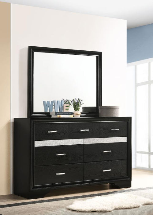 Miranda - 7-drawer Dresser With Mirror – Dresser & Mirror by CoasterEveryday at Furniture Wholesale Plus , Nashville furniture store