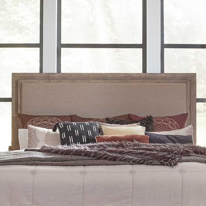 Canyon Road - Upholstered Panel Headboard With Lights – Upholstered Headboards by Liberty Furniture at Furniture Wholesale Plus , Nashville furniture store