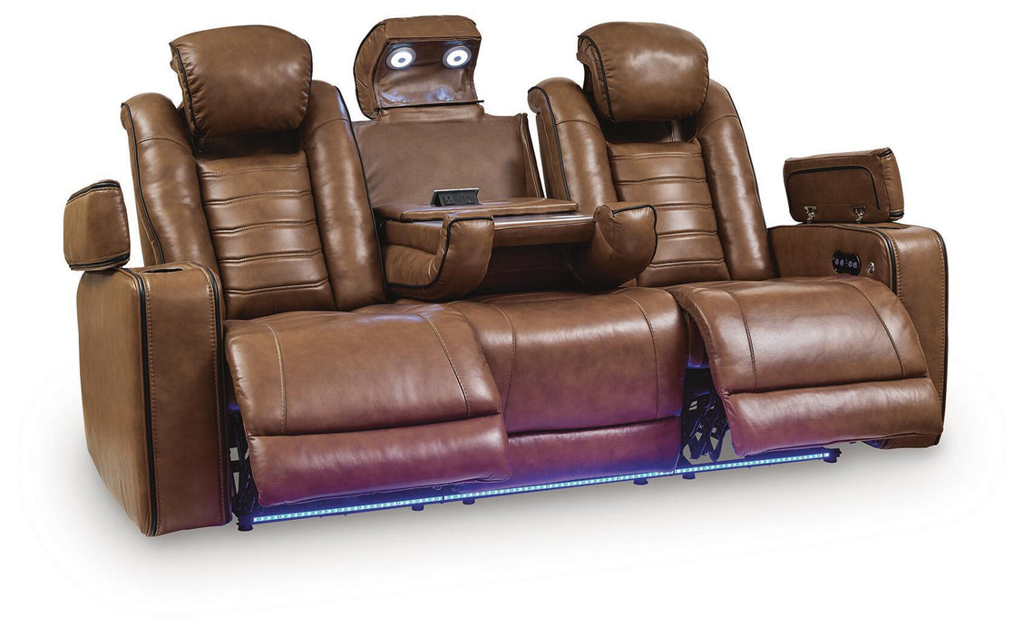 Gruaro - Power Reclining Sofa With Adjustable Headrest - Amber – Reclining Sofas by Signature Design by Ashley® at Furniture Wholesale Plus , Nashville furniture store